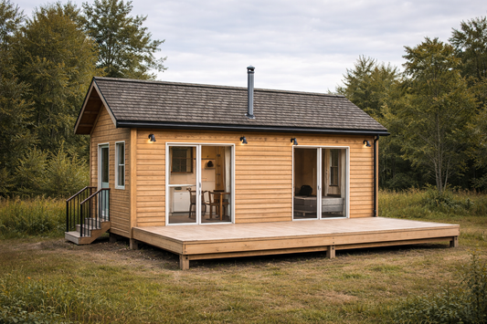 12' x 24' - Rustic Tiny Home Plan