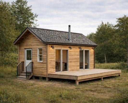 12' x 24' - Rustic Tiny Home Plan