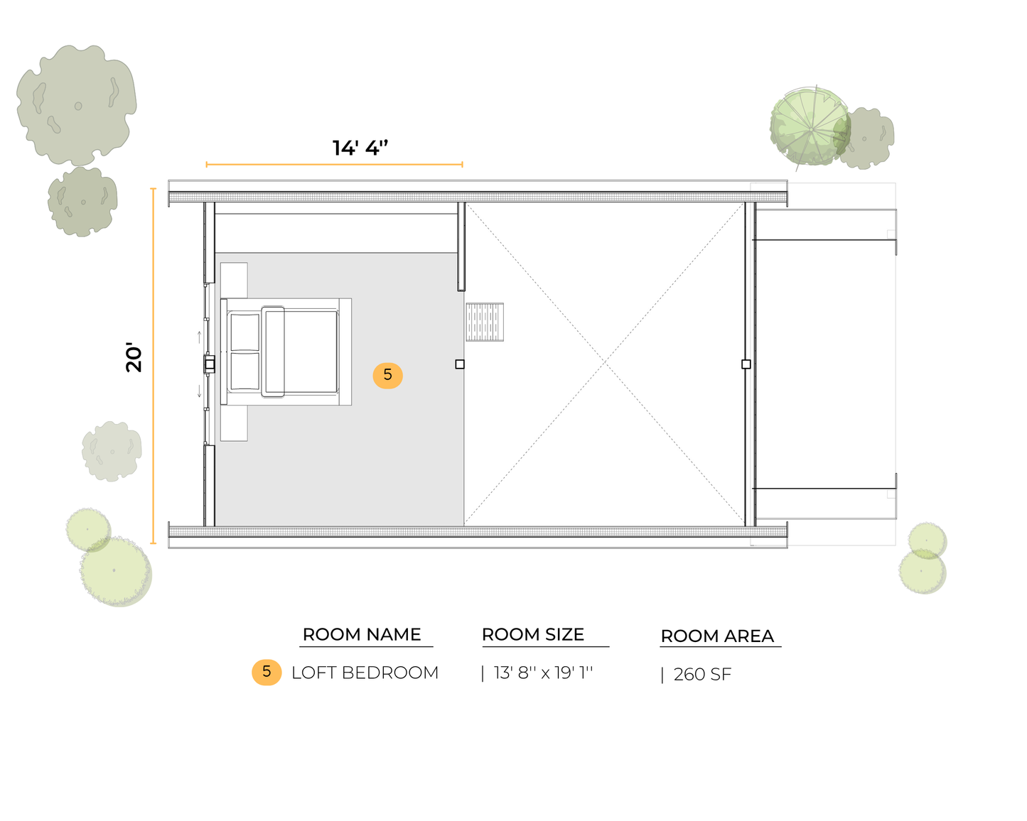 20' x 30' Modern Cabin