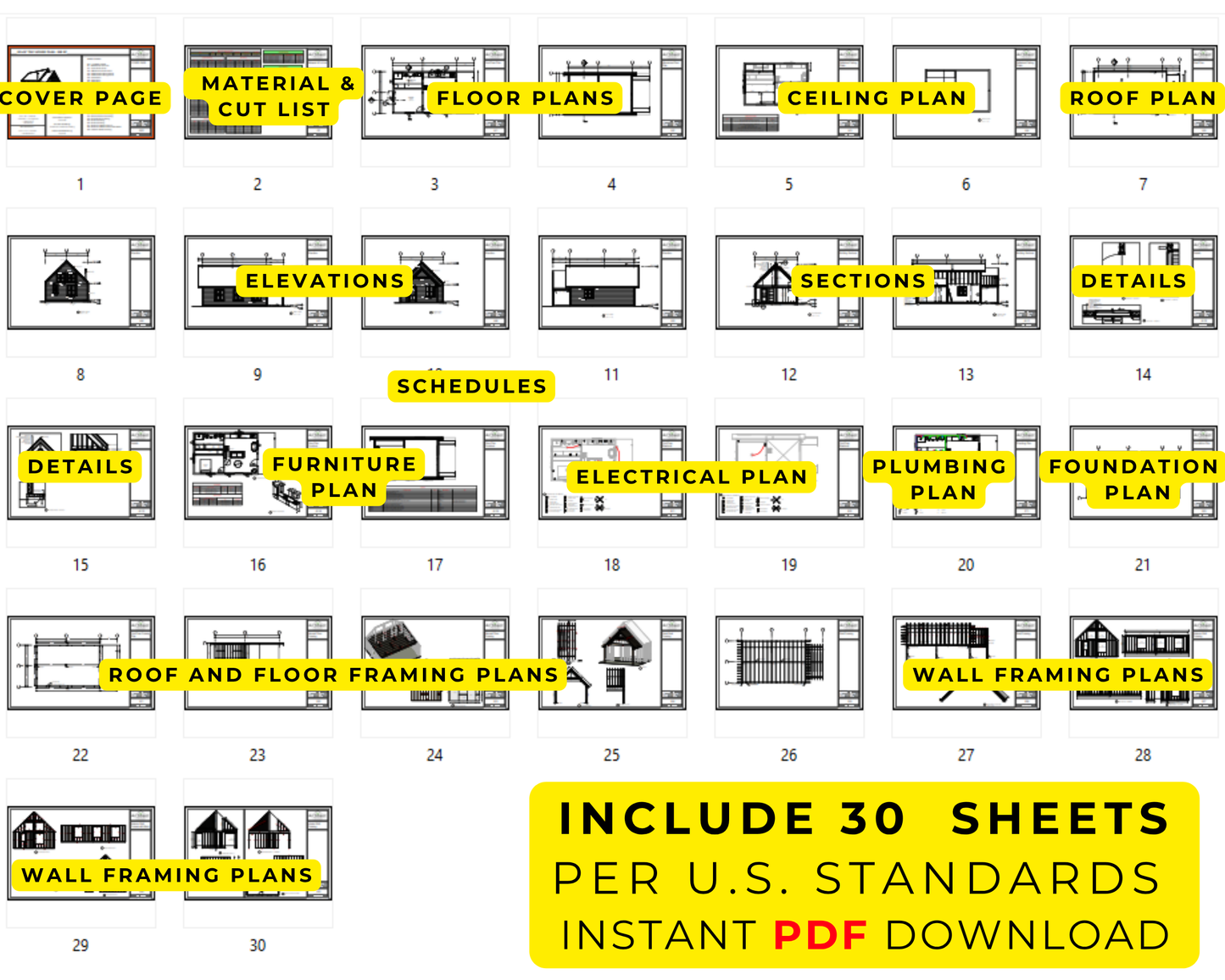 20' x 30' Modern Cabin
