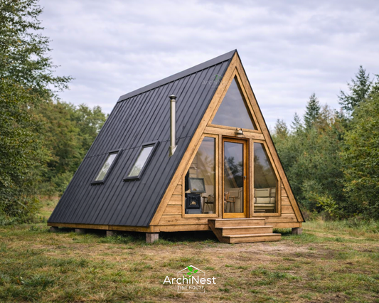 16' x 20' - A-Frame House Plan