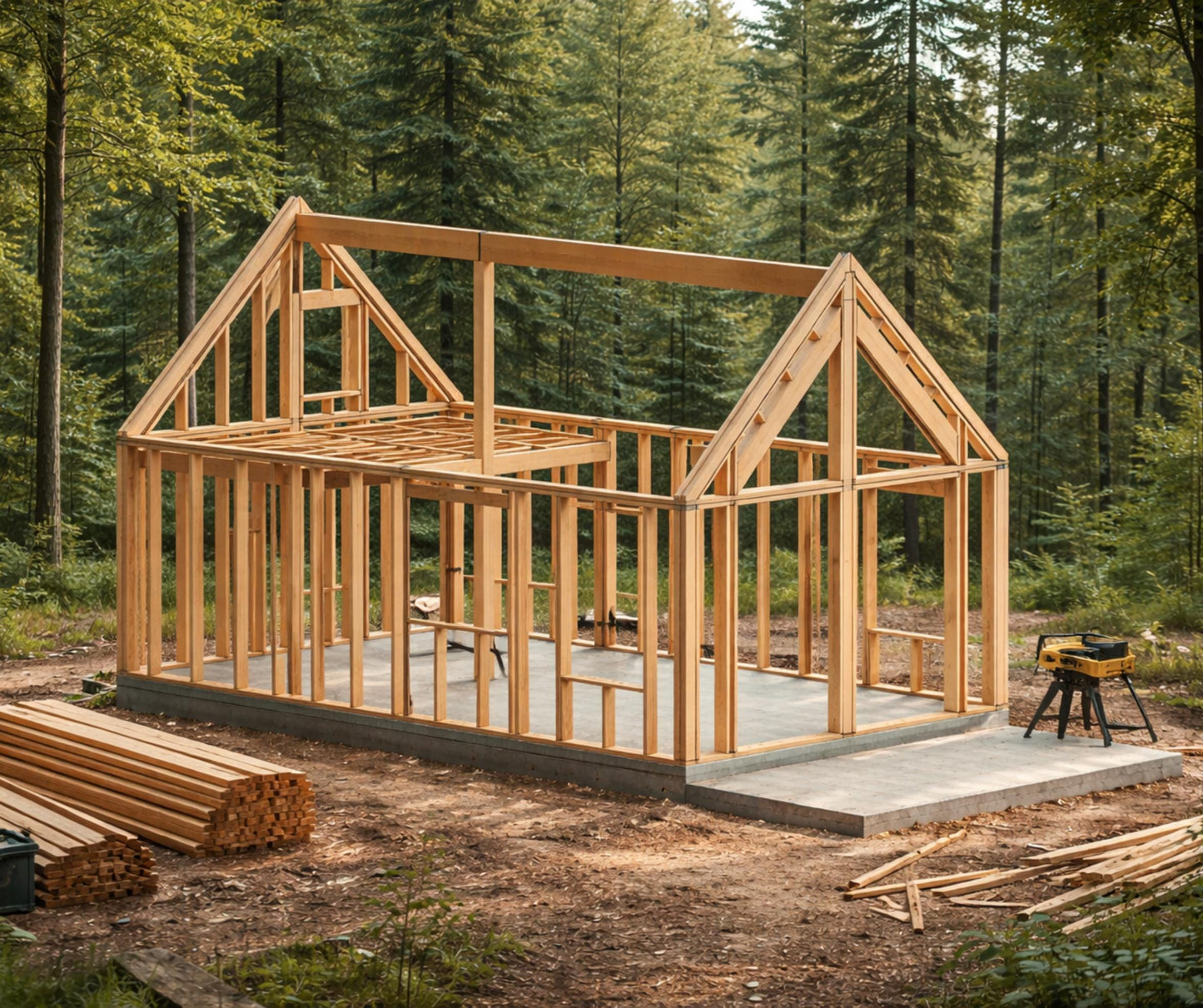 16' x 28' Modern Farmhouse Plan