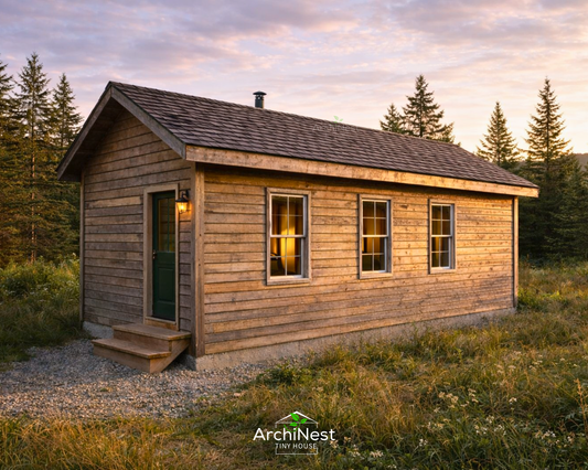 12x28 Cottage Tiny House Plan