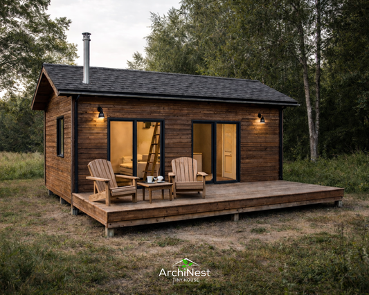 12' x 24' - Cottage House Plan