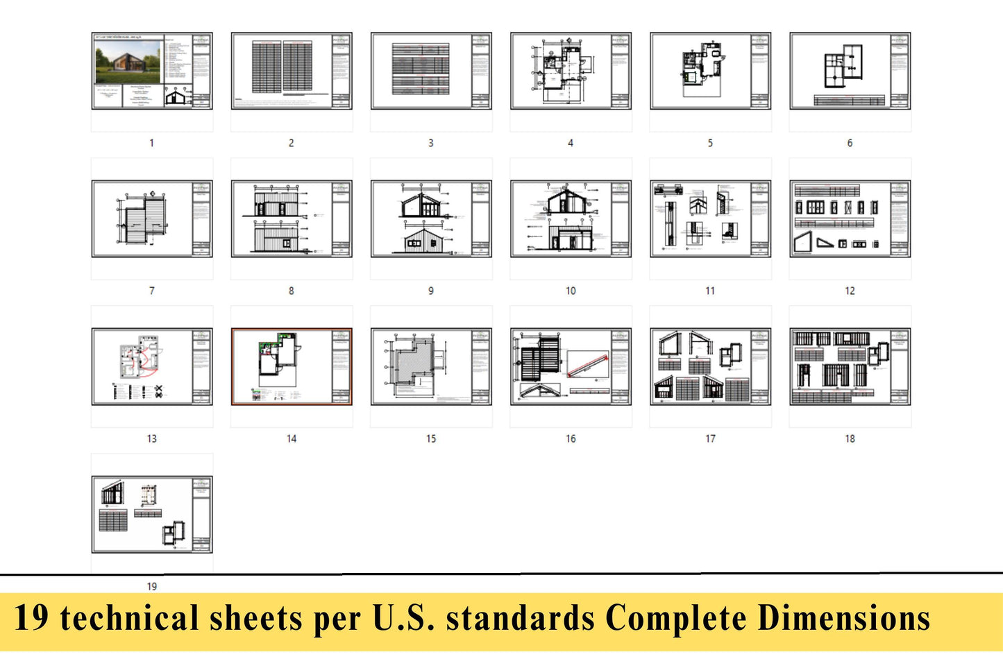 20x20 Modern House Plan
